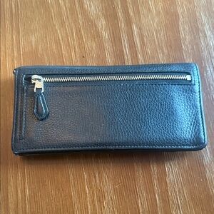 Coach Midnight Leather Wallet & Card Holder